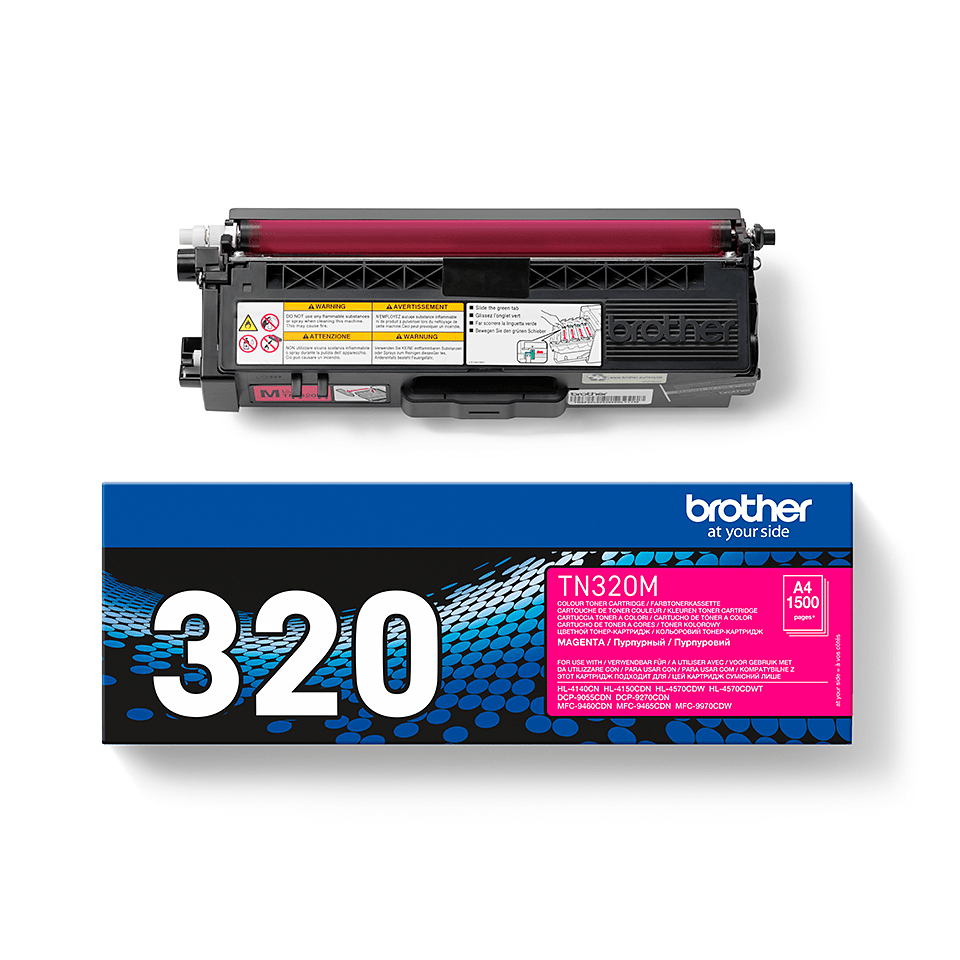 Brother Toner TN-320M Magenta (ca. 1500 Seiten) Brother Toner TN-320M Magenta (ca. 1500 Seiten) – Bild 4