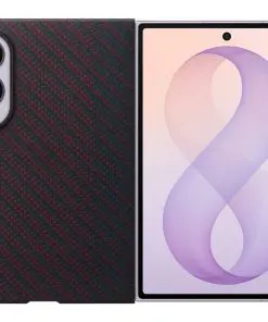 Samsung Carbon Magnet Case für Galaxy Fold8, red