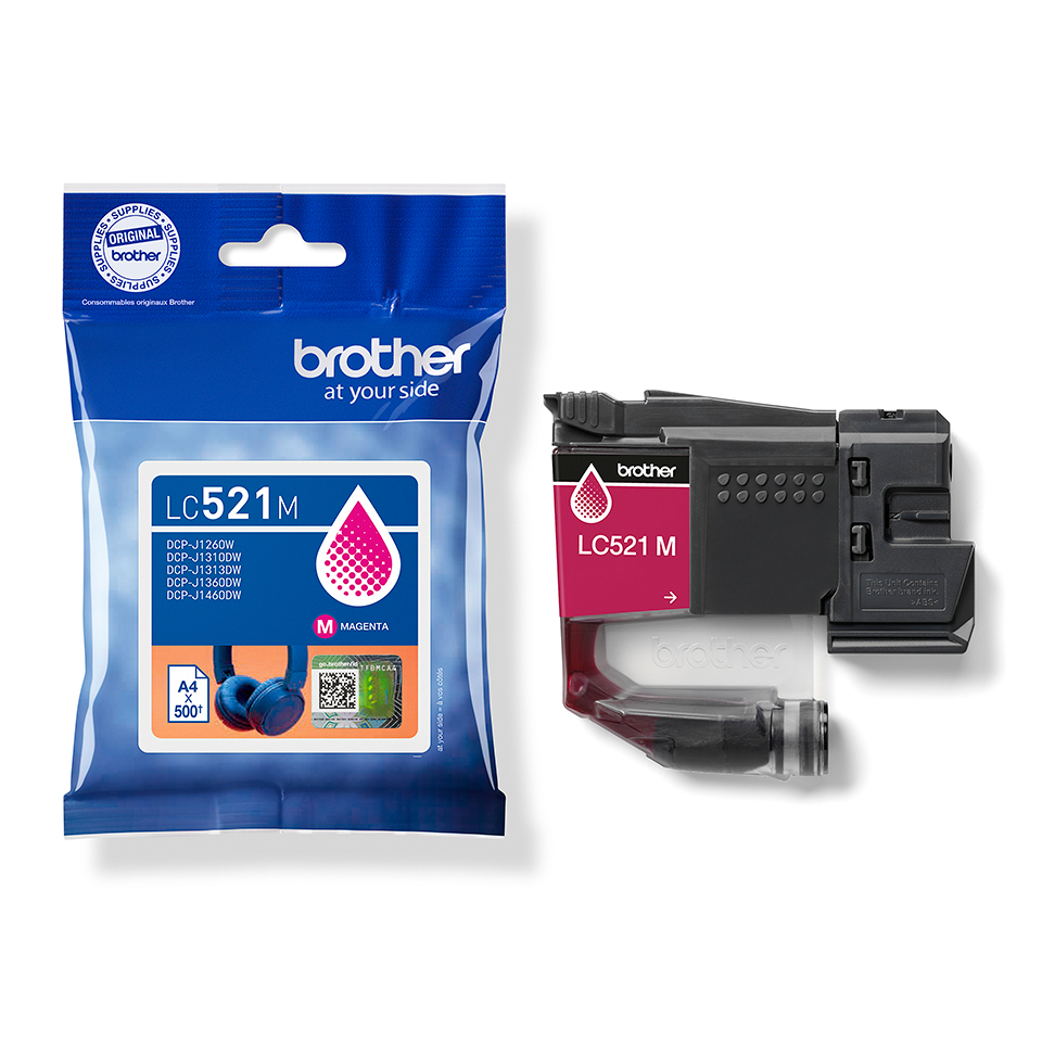 Brother Tintenpatronen LC-521M Magenta (ca. 500 Seiten) Brother Tintenpatronen LC-521M Magenta (ca. 500 Seiten) – Bild 2
