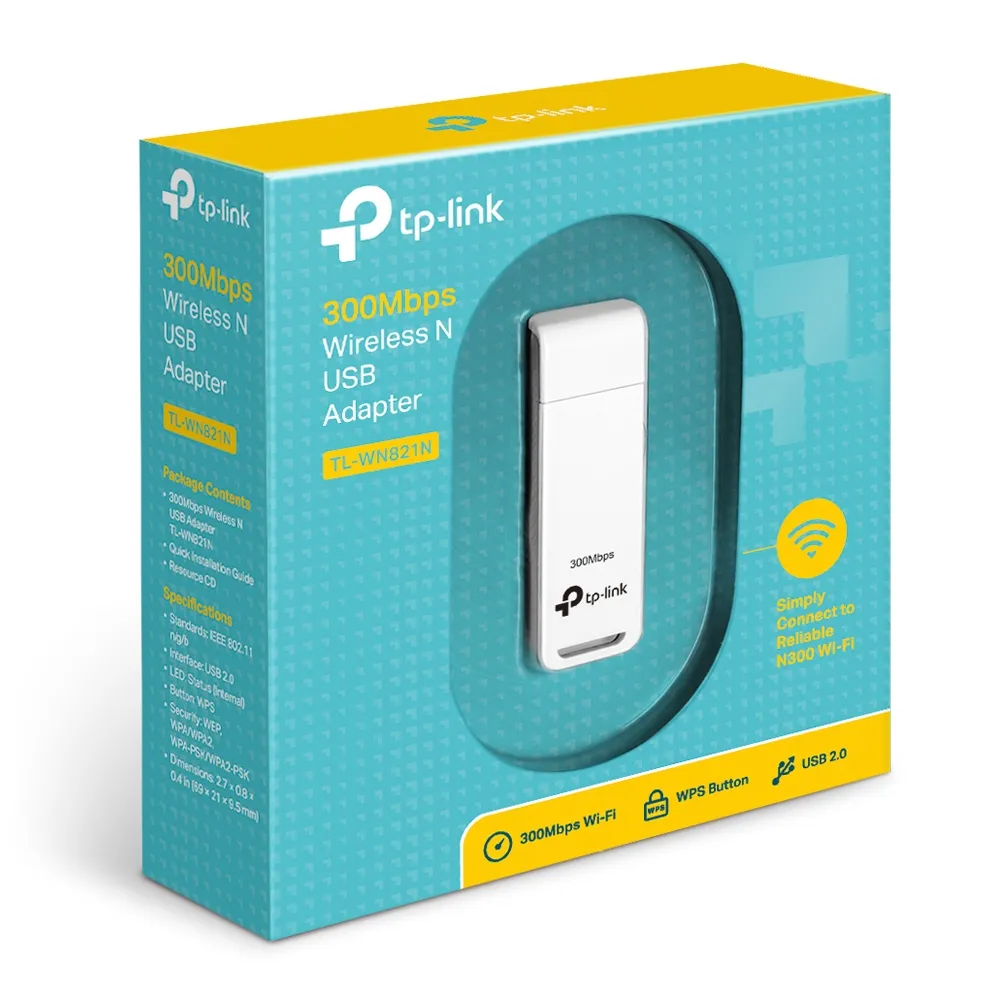 TP-Link TL-WN821N N300 WLAN USB Stick (300 MBit/s) TP-Link TL-WN821N N300 WLAN USB Stick (300 MBit/s) – Bild 3
