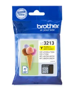 Brother Tintenpatrone LC-3213Y Gelb (ca. 400 Seiten)