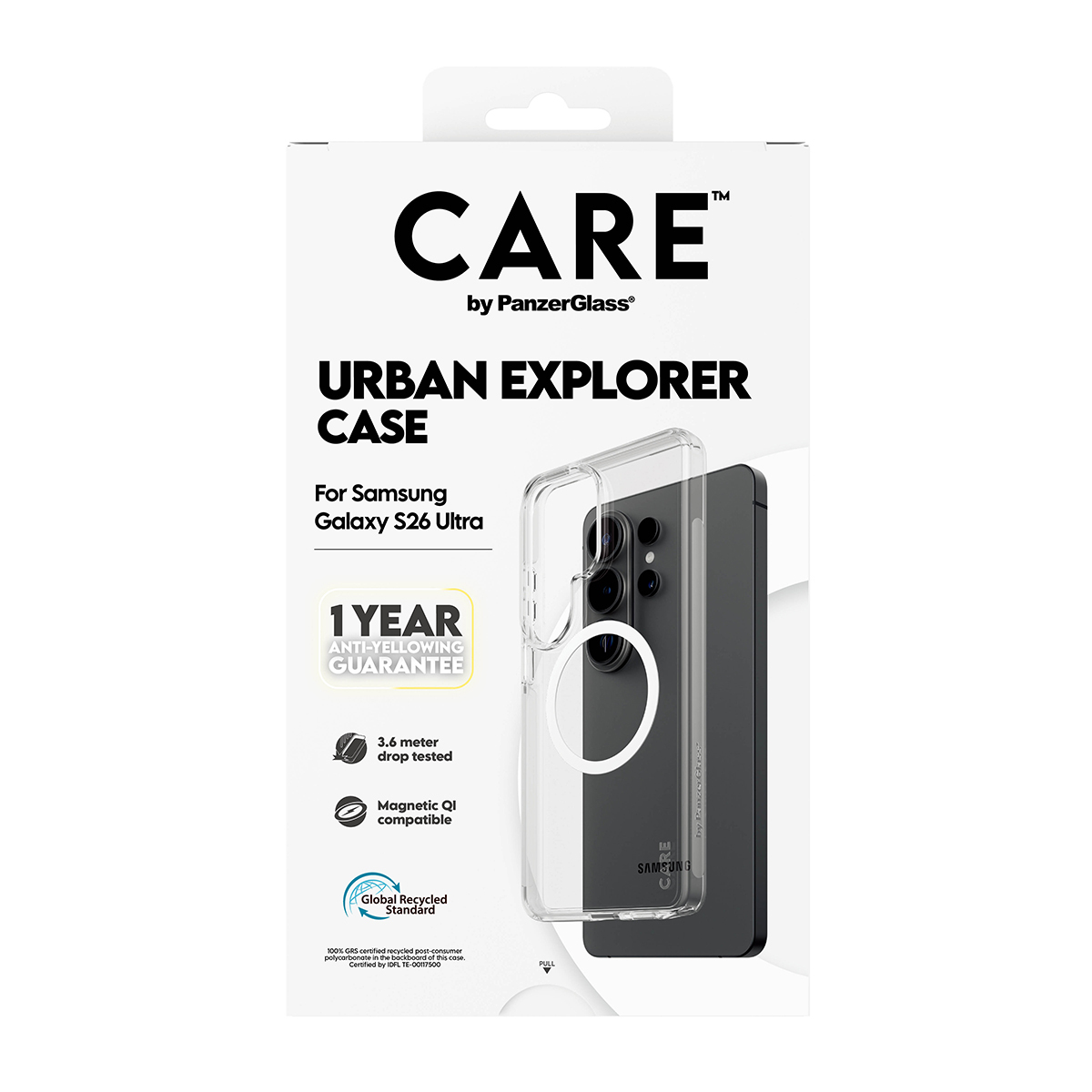 CARE Urban Explorer Case Clear w. White Qi Galaxy S26 Ultra CARE Urban Explorer Case Clear w. White Qi Galaxy S26 Ultra – Bild 3