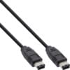 InLine® FireWire Kabel, IEEE1394 6pol Stecker / Stecker, schwarz, 1,8m, schwarz InLine® FireWire Kabel, IEEE1394 4pol Stecker / Stecker, schwarz, 3m