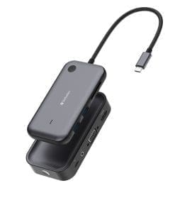 Verbatim USB-C-Wireless-Display-Adapter 1080P mit Hub WDA-01