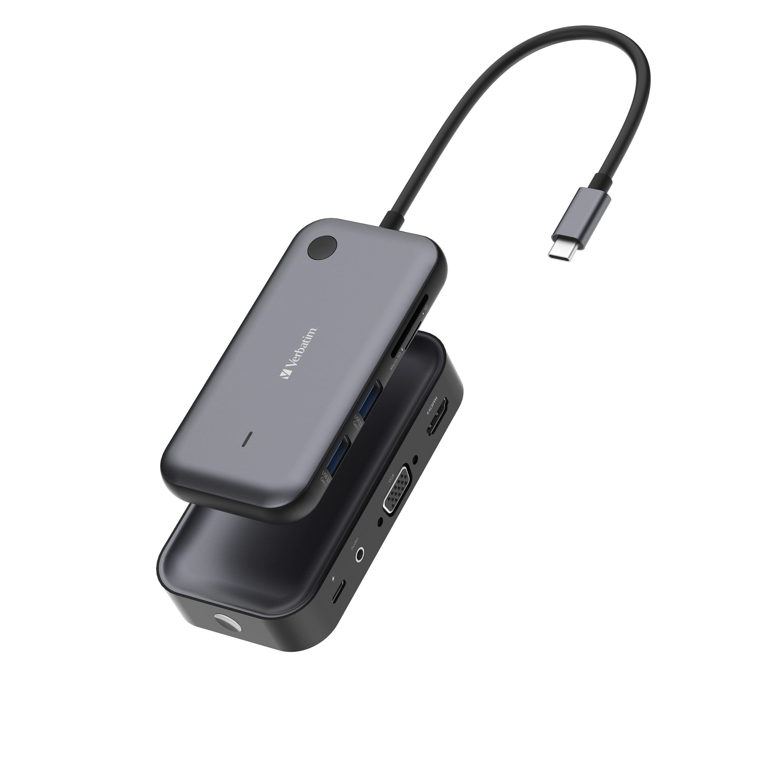 Verbatim USB-C-Wireless-Display-Adapter 1080P mit Hub WDA-01 Verbatim USB-C-Wireless-Display-Adapter 1080P mit Hub WDA-01