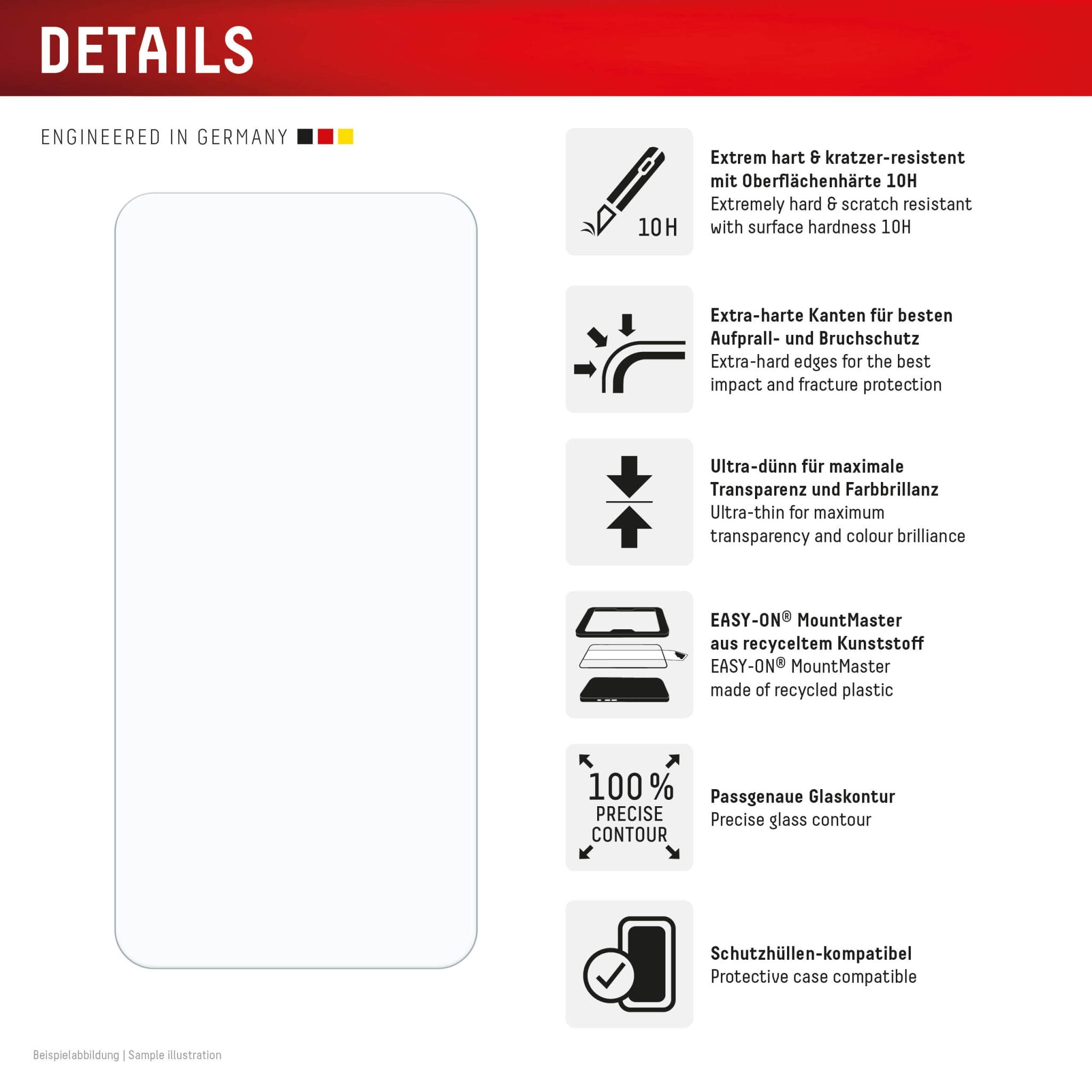 DISPLEX Real Glass MM + Case Samsung Galaxy S24/S25 DISPLEX Real Glass MM + Case Samsung Galaxy S24/S25 – Bild 2