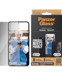 Alternative view of PanzerGlass Privacy Samsung Galaxy S24, UWF (wA)