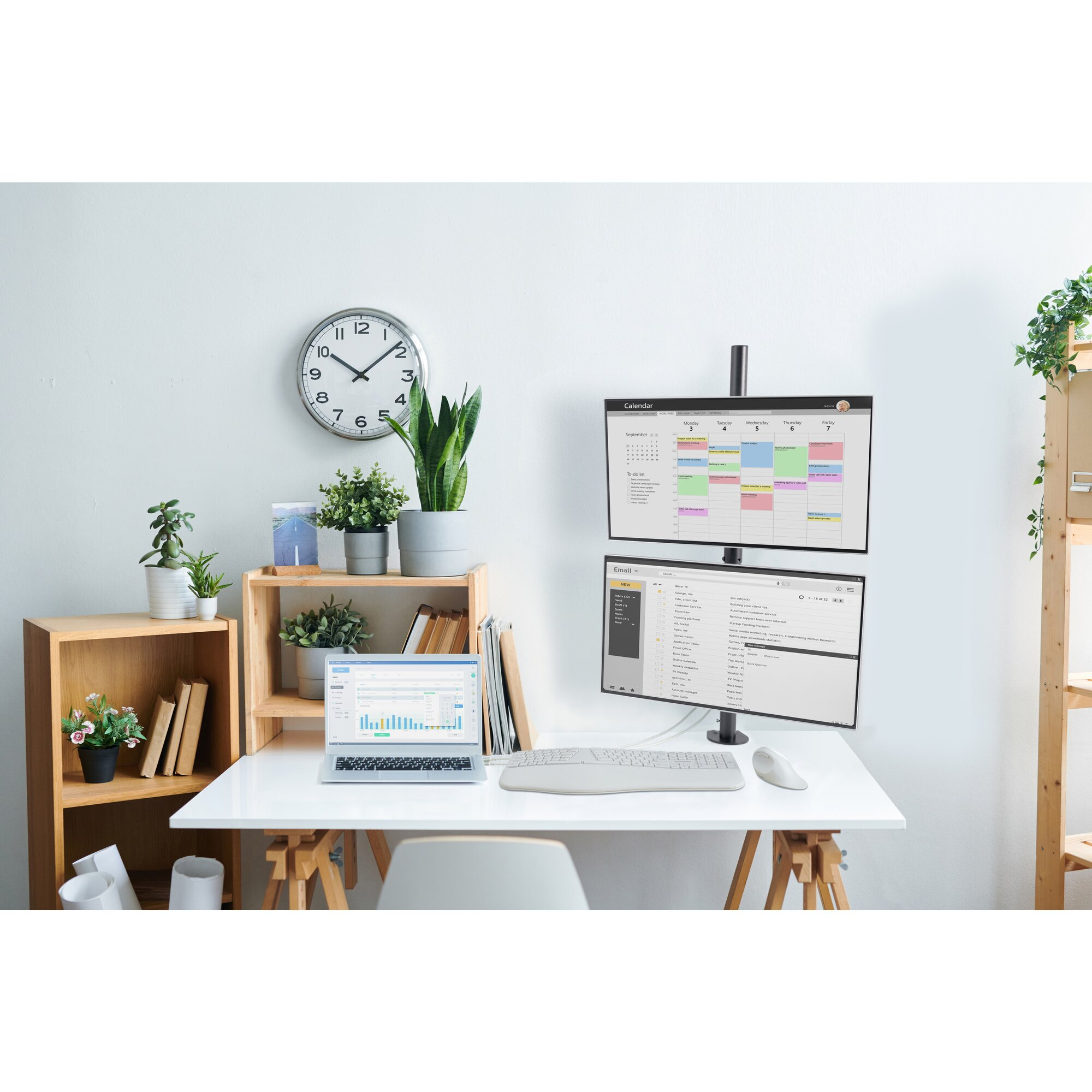 Kensington Vertikaler Dual Monitorarm Kensington Vertikaler Dual Monitorarm – Bild 9