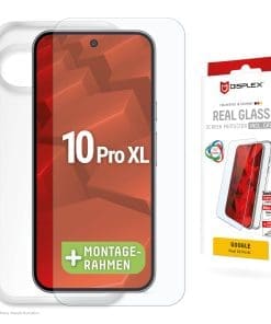 DISPLEX Panzerglas 10H inklusive Handyhülle transparent für Google Pixel 10 Pro XL