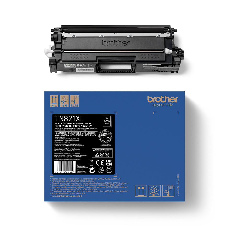 Brother TN-821XLBK Jumbo-Toner Schwarz (ca 12000 Seiten) Brother TN-821XLBK Jumbo-Toner Schwarz (ca 12000 Seiten) – Bild 6