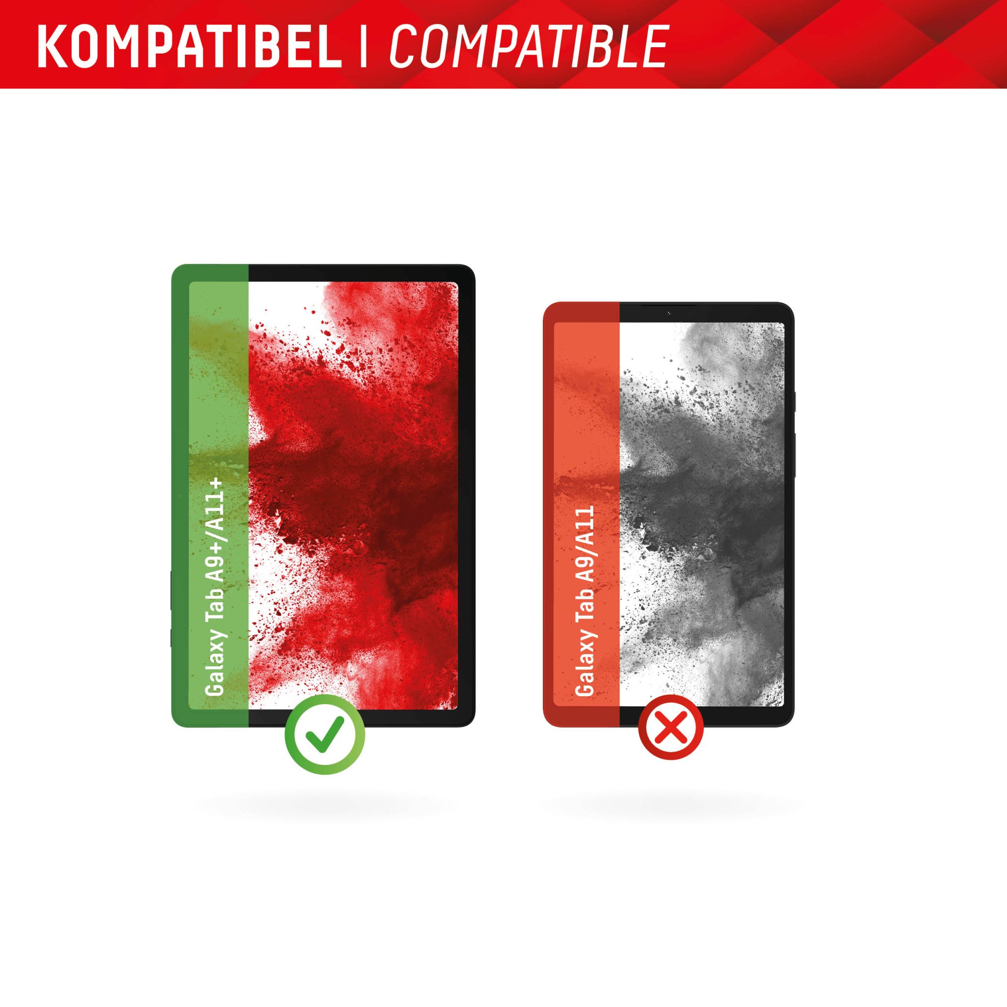DISPLEX Panzerglas Samsung Galaxy Tab A9+/A11+ DISPLEX Panzerglas Samsung Galaxy Tab A9+/A11+ – Bild 5